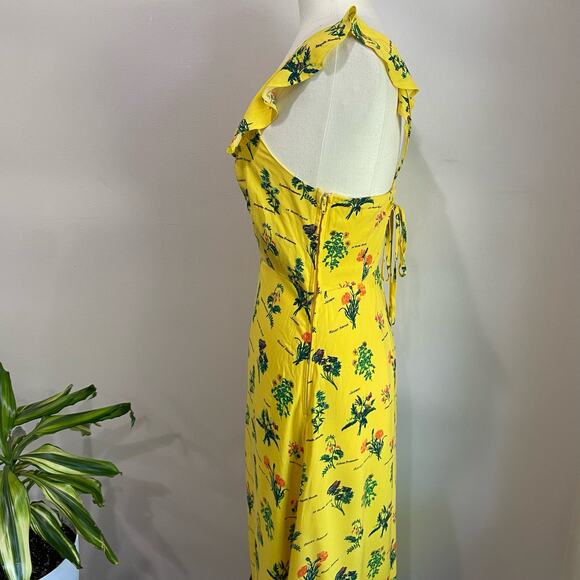 ModCloth Inclined To Impress Maxi Dress in Blossom Yellow Size Small - Picture 8 of 13
